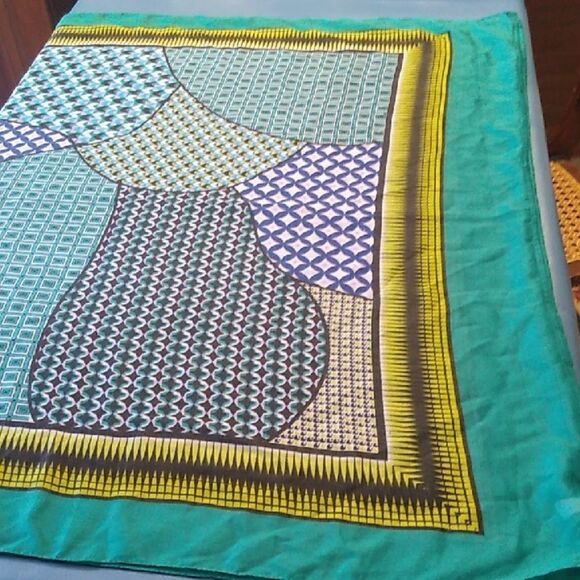 Apt9 Colorful Geometric Patterned Infinity Women's XL Scarf Granny Chic - Picture 1 of 7